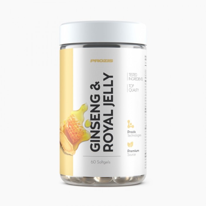 Prozis Ginseng + Royal Jelly / 60softgels